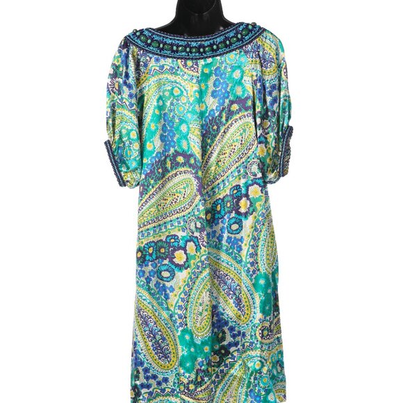 Andrew GN Silk Short Sleeve Mini Dress - Picture 4 of 4